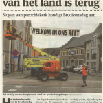 "Welkom in ons Reet". Zonder meer, zonder uitleg...